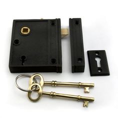 an image of a set of keys and padlocks