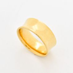 Wide Gold Band made of Gold Vermeil: 18k Gold over Solid 925 Sterling Silver ☞ made to last. Matching Ring & Matching Earrings ☞ please ask me Details:• Thick Gold Ring• Band width & thickness to be updated• 18K Gold Vermeil SKU 965938791 Elegant 14k Gold Hammered Wide Band Ring, Gold-plated Yellow Gold Wide Band Ring, Gold Plated Yellow Gold Wide Band Ring, Yellow Gold Plated Wide Band Ring, Formal Hammered Wide Band Ring, Gold Plated Wide Band Ring For Anniversary, Hammered 14k Gold Wide Band Ring As Gift, Yellow Gold Thick Band Jewelry For Gift, Gold Wide Band Jewelry For Everyday