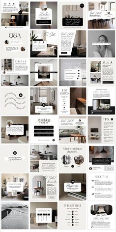 Instagram Templates For Fashion Graphic Black Real Estate Agent, Real Estate Agent Instagram, Social Media Post Ideas, Inmobiliaria Ideas, Interior Design Instagram, Cohesive Instagram Feed, Instagram Feed Planner, Realtor Social Media