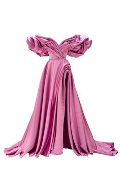 PINK VOLUME SCULPTED GOWN - CULT MIA Guest Aesthetic, Corset Draping, Pink Corset, Heel Accessories, Long Sleeve Gown, Pink M, Lingerie Outfits, Dresses By Length, Guest Outfit