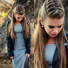 Girls With Long Hair, Pinterest Hair, Hair Stuff, Hair Designs