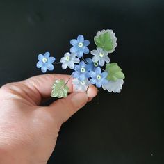 Blue forest hair jewelry Wildflowers hairpin Delicate hair accessory Dainty wedding hair clip Bride hair bouquet Bridesmade hairpin floral This is a Flower hair bouquet made of intense blue and light blue flowers beads and green seedbeads. It is a dainty wirework which is light, comfortable to wear and easy to adjust to the right angle when in hair. The set of 5 ( five) is ready to be shipped. But more of them are available on request. Dainty Bouquet, Bride Hair Clips, Wedding Hair Clip, Flowers Beads, Dainty Wedding, Jewelry Drawer, Light Blue Flowers, Blue Forest, Bride Hair