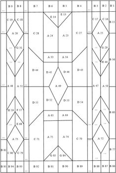 an image of a quilt pattern that has been made with the same size as it appears in