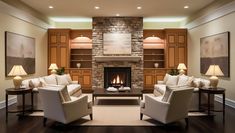 Smart Built-In Ideas for Small Living Rooms with a Fireplace — Michael Helwig Interiors Small Room