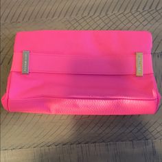 Super Cute Neon Pink Make Up Bag Victoria Secret Clean Never Used See All Pictures To See Inside Can Use For Any Of Your Essentials Or Even As A Travel Tote Button Closure *New* Without Tags Open To Offers Chic Pink Bags With Snap Closure, Pink Bags With Snap Closure, Chic Pink Clutch With Zipper Closure, Travel Tote, Neon Pink, All Pictures, Makeup Bag, Pink Ladies, Super Cute