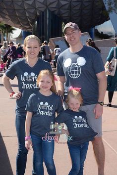 Epcot Disney Family Shirts Triblend, Matching World Traveler Family Disney, Matching Disney Shirts for Family, Epcot Shirt, Disney Trip Shi Epcot Ears, Family Disney Shirts Matching, Disney Family Shirts, Family Disney Trip, Matching Disney Shirts, Disney Trip Shirts, Epcot Shirts, 40th Birthday Shirts, Cute Disney Pictures