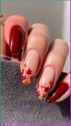 Discover 30  Fall Nails You Can’t Get Around on Pinterest This Year! From nagel inspo to smink inspiration, these designs are perfect for the season. Embrace funky nails and chic nails that add flair to your autumn look. Elevate your style with classy acrylic nails and pair them with a stunning makijaż smokey eye for the ultimate fall vibe. Explore colourful nails and colorful nails that capture the spirit of the season, and try Thanksgiving nails with fall nail designs maple leaf for a festi... Nail Inspo Gel Short, Maple Leaf Nails, Thanksgiving Nails Color, Thanksgiving Nails Design Fall, Fall Leaves Nail Art, Kids Nail Designs, Colourful Nails, Fall Nail Ideas