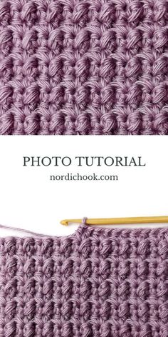 Two Row Repeat Crochet, Stitch Tutorial, Crochet Stitches Tutorial, Knit Stitch Patterns, Photo Tutorial, Crochet Techniques, Learn To Crochet