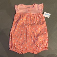 New With Tags. Red Onesie For Playtime In Spring, Red Spring Onesie For Playtime, Casual Pink Bubble Romper For Playtime, Fitted Red Onesie For Spring, Casual Red Bubble Romper For Playtime, Red Spring Playtime Onesie, Red Cotton Bubble Romper For Spring, Casual Red Bubble Romper For Playwear, Pink Casual Bubble Romper For Playdate