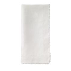 a white napkin on a white background