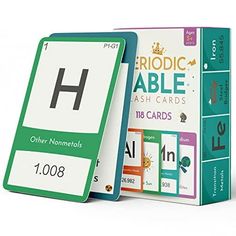 an unopened card game with the letter h on it's front and back