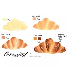 an image of croissants on a piece of paper