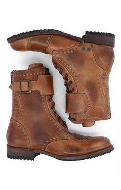 $495 WALKER Leather Lace-up Boots For Adventure In Fall, Leather Lace-up Boots For Fall Adventure, Fall Adventure Leather Lace-up Boots, Rugged Leather Lace-up Moto Boots, Leather Moto Boots With Round Toe For Adventure, Fall Adventure Moto Boots With Reinforced Toe, Leather Lace-up Biker Combat Boots, Biker Style Lace-up Leather Combat Boots, Leather Biker Combat Boots With Lace-up