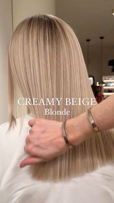 Blond Beige, Warm Blonde Hair, Beige Blonde Hair, Perfect Hair Color, Warm Blonde, Beige Blonde, Shades Of Blonde, Confidence Boost, Hair A