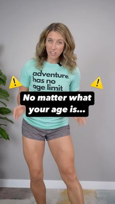 a woman is holding a sign that says adventure has no age limit, no matter what your age is