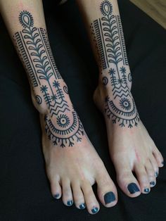 Ornamental protection tattoos  female tattoo Wrist Tatoo, Sock Tattoo, Funky Tattoos, Sleeve Tattoos For Women, Ankle Tattoo, Foot Tattoos, Tattoo Design Drawings