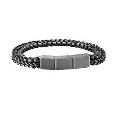 Look stylish every day when you wear this men's LYNX stainless steel double row bracelet. Click on this JEWELRY & WATCHES GUIDE to learn about fit, styles, materials and more! Look stylish every day when you wear this men's LYNX stainless steel double row bracelet. Click on this JEWELRY & WATCHES GUIDE to learn about fit, styles, materials and more! FEATURES Length: 8.5 in. Closure: magnetic Metal: stainless steel Finish: matte Packaging: boxed Size: 8.5". Gender: male. Age Group: adult. Look Stylish, Lynx, Chain Bracelet, The Row, Jewelry Watches, Age Group, Jewelry Bracelets, Every Day, Packaging