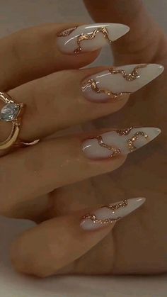 Blue Veins Skin Tone, Milky Nails, Classy Nails, Funky Nails, Fancy Nails, Chic Nails, Dope Nails, Nail Arts