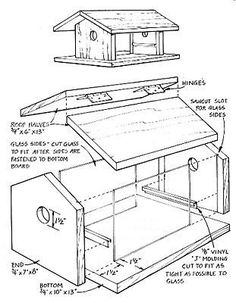 the plans for a bird house