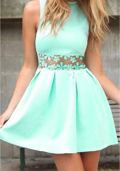 Tiffany Blue homecoming dress, See Through homecoming dress, short homecoming… Simple Prom Dress Short, Wardrobe Necessities, Homecoming Dress Short, Homecoming Dresses Lace, Causal Dresses, Clothes Jewelry, Mint Dress, High Neck Sleeveless, Lace Homecoming Dresses