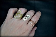 gold ring/Ancient Greek Ring/Greek Jewelry/copper ring/silver ring/band ring/brass ring/Spiral Ring/Ancient Greek Ring/Wrap Ring/Swirl Ring/Twist Ring/Everyday Ring/Simple Ring/Hammered Ring/Adjustable Ring/minimalist ring/band ring/Sterling Silver Ring ❤️ Simple rings inspired of ancient Greece, characterized from spirals, meanders and hammered texture. The rings are made of raw brass/copper/german silver wire which is hammered to add texture. ★ Pattern: As shown in the second photo, the ring c Ancient Greek Ring, Sterling Silver Rings Simple, Greek Ring, Ring Wrap, Ring Everyday, Twisted Ring, Spiral Ring, Hammered Ring, Swirl Ring