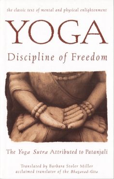 the book cover for yoga, with an image of a buddha holding his hands together