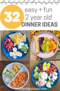 Food For 2 Yrs Old, 2 Year Lunch Ideas, Food For Two Year Olds, 2 Year Toddler Meals, Food For 2 Year Baby, Meal Ideas For 1 Year, Toddler Weekly Meal Plan, Toddler Meals 2 Year, 2 Year Baby Food Recipes