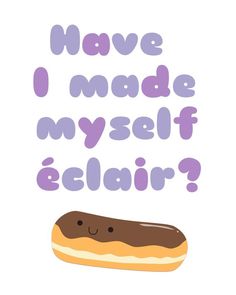 a donut with the words have i made my self cellar? written above it