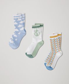 Women's Earth Day Everyday The Perfect Crew Socks 3-Pack 1S. Super soft organic women's The Perfect Crew Socks 3-Pack from Wear PACT. GOTS Certified Made With Organic Cotton Earth Day Everyday, Socks Ankle, No Show Socks, Cotton Socks, Personal Marketing, Ankle Socks, Earth Day, Socks Women, Crew Socks