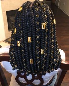 Smedium Box Braids! Text 678.696.0662 or DM📲 🎀Basic Sew In Shoulder Length Box Braids, Large Box Braids, Small Box Braids, Blonde Box Braids, Braid Jewelry, Long Box Braids