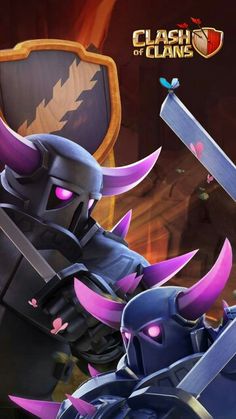 the clash of clans character is shown in this screenshot from an upcoming mobile game