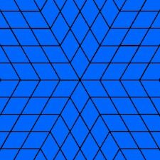 an image of a blue background that looks like hexagonals