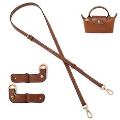 PRICES MAY VARY. ★【Product with material】 Genuine leather adjustable shoulder strap + remodeling buckle, high quality hardware durable ★【Size】Adjustable replacement shoulder strap is Adjustable length 43-53inch（110-135cm），Width 0.47inch（1.2cm） ★【Replacement shoulder strap for perfect remodeling bag】 This strap is suitable for Long champ bags The shoulder strap for the handbag can be adjusted and transformed into a shoulder crossbody bag for added convenience and style. ★【Easy to install】 The lat Versatile Bags With Detachable Adjustable Strap, Versatile Shoulder Bag With Detachable Adjustable Strap, Adjustable Shoulder Strap For Everyday Use, Luxury Long Strap Shoulder Bag For Travel, Luxury Leather Shoulder Strap With Adjustable Strap, Versatile Adjustable Bag Strap For Daily Use, Luxury Travel Bag With Long Strap, Travel Shoulder Bag With Adjustable Straps And Sling Shape, Adjustable Satchel Shoulder Bag With Detachable Strap