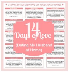 14 Days of Love {Dating My Husband at Home} - you don't need to go out to have fun! I'm sharing 14 easy and inexpensive at-home date ideas that my husband and I will be enjoying in February. {The Love Nerds} #imdatingmyhusband #valentinesday #dateideas Dating My Husband, Inexpensive Dates, I Love My Hubby, At Home Date, Date Me, My Funny Valentine, Love Dating, Love Days, Date Ideas