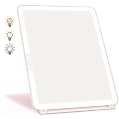 WEILY Makeup Mirror with Lights, 2000 mAh USB Rechargeable Lighted Makeup Mirror, Touch Screen 3 Colors Adjustable 72 LED Lights Compact Travel Mirror, Gift for Girls Women (Pink) Product Details Color: Pink Brand: WEILY MPN: 161-P UPC: 704090878340 EAN: 0704090878340 Brand: WEILY Room Type: Living Room Shape: Rectangular Product Dimensions: 10"L x 7.5"W Frame Material: Plastic Number of Items: 1 Item Dimensions: 10 x 7.5 inches Item Weight: 680 Grams Number of Pieces: 1 Item Dimensions L x W: 10"L x 7.5"W Manufacturer: hongsha UPC: 704090878340 Brand Name: WEILY Room Type: Living Room Required Assembly: No Theme: Travel Frame Type: Framed Frame Color: White Finish Types: Polished Color: Pink Shape: Rectangular Style: Modern Surface Recommendation: Plastic Material: Acrylonitrile Butadiene Light Make Up, Luminous Makeup, Mirrors For Makeup, Cruise Packing List, Travel Makeup Mirror, Lighted Makeup Mirror, Mirror Compact, Cruise Packing, Makeup Vanity Mirror