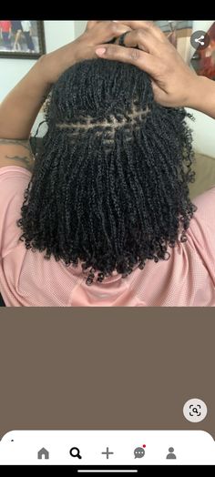 Braidlocs Extensions, Locs With Curls At The End, Micro Dreads, Random Hairstyles, Braid Locs, Curly Locs, Natural Locs, Dreads Hairstyles