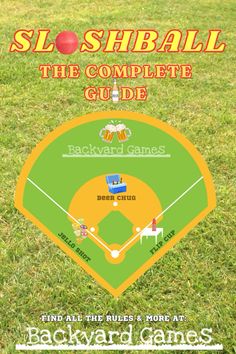 the back yard game for backyard games with an image of a baseball field and ball on it