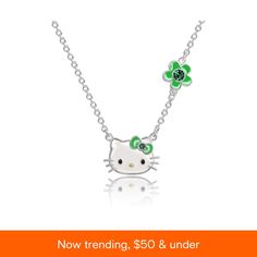 in stock Green Emerald Necklace With Adjustable Chain, Emerald Jewelry With Adjustable Green Chain, Green Emerald Jewelry With Adjustable Chain, Green Jewelry With Adjustable Chain Gift, Green Necklace With Adjustable Chain For May Birthstone, Green Pendant Jewelry With Clavicle Chain, Cute Green Jewelry For Party, Trendy Green Charm Necklace Perfect For Gifts, Trendy Green Charm Necklace For Gift