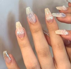 Idol Nails, Glamorous Nails, Pretty Jewellery, Cute Nails, Nail Inspo, Nail Designs, Nails