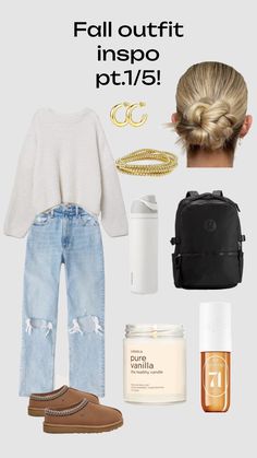 Outfits For School, Stylish Fall Outfits, Cute Comfy Outfits, Cute Fall Outfits