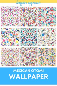 mexican otomi wallpapers with the text, design approved designs and patterns to choose from