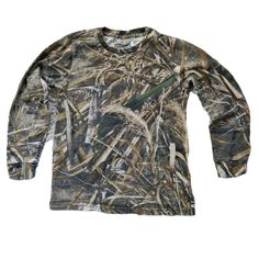 Magellan Boys Hunt Gear Long Sleeves Crew Neck Camo Pullover T Shirt M. See photos for more details. Please contact me for any additional info. Fall Camouflage T-shirt With Crew Neck, Fall Camouflage Crew Neck T-shirt, Camouflage T-shirt For Fall, Camouflage Tops For Outdoor Fall Activities, Camouflage Long Sleeve Shirt For Fall, Fall Camouflage Long Sleeve Shirt, Long Sleeve Camouflage Shirt For Fall, Casual Long Sleeve Camouflage T-shirt, Camouflage Crew Neck Top For Fall