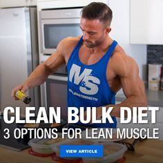 Bulk Meal Plan, Exercise Knowledge, Clean Bulk Diet, Lean Bulk Diet, Training Meals, Clean Bulking, Bulk Diet, Muscle Meals, Mass Workout