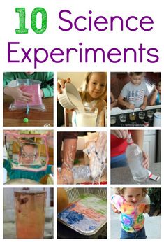 10 science experiments for kids that are fun and easy to do with the kids in the classroom