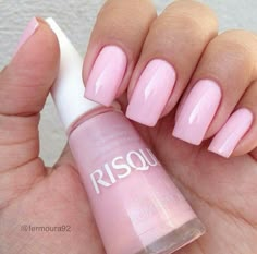 Nails Rose, Nails Ombre, Ombre Glitter, Rose Nails, Super Nails, Pink Nail Polish, Shellac Nails, Nails 2020