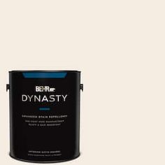 a white paint with the words dynastiy on it and a black can