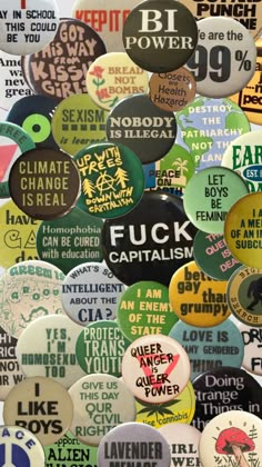 #pins #vibes #wallpaper #vintage #art #aesthetic #70s #humanrights #retro #green Activist Wallpaper, Pin Design Ideas, Bag Pins Aesthetic, Protest Pins, Feminist Pins, Punk Fashion Diy, Punk Patches, Diy Pins