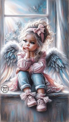 Healing Angels Pictures, Angel Watercolor Paintings, Angel Baby Art, Gnome Wallpaper, Smile Images, Doll Faces, Art Mignon, Angel Images, Beautiful Angels Pictures