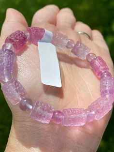 @No returns accepted  Material: Fluorite & Super Seven gemstone  Bead size: 7.2MM Charm Fluorite : 9.7x10.4MM Wrist size: 16.5CM/6.1/2" ** NOTE**--We do our utmost taking photos to be the same as the actual item, however, the color may vary from monitor to monitor. NO enhancement of the color or texture. Kindly feel free to contact us for more photos or with any questions prior to your checkout. We are always very happy to help you. Spiritual Carved Beaded Bracelets, Adjustable, Spiritual Carved Beaded Bracelets, Adjustable Carved Beaded Spiritual Bracelets, Adjustable Carved Beaded Bracelets For Spiritual Style, Spiritual Carved Adjustable Bracelets, Spiritual Adjustable Carved Bracelets, Adjustable Carved Bracelets With Round Beads, Spiritual Carved Bracelet As Gift, Spiritual Carved Bracelet For Gift