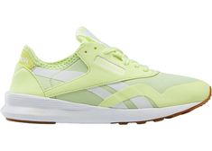 Reebok Classic Nylon SP Energy Glow (Women's) - GZ0368 - US Spring Sneakers For Light Sports, Nylon Material, Spring Nylon Sneakers For Light Sports, Green Nylon Sneakers For Spring, Neon Yellow Sneakers For Sports In Spring, Neon Yellow Sneakers For Spring Sports, Yellow Nylon Running Sneakers, Sporty Yellow Nylon Sneakers, Reebok Sneakers, Hot Sneakers